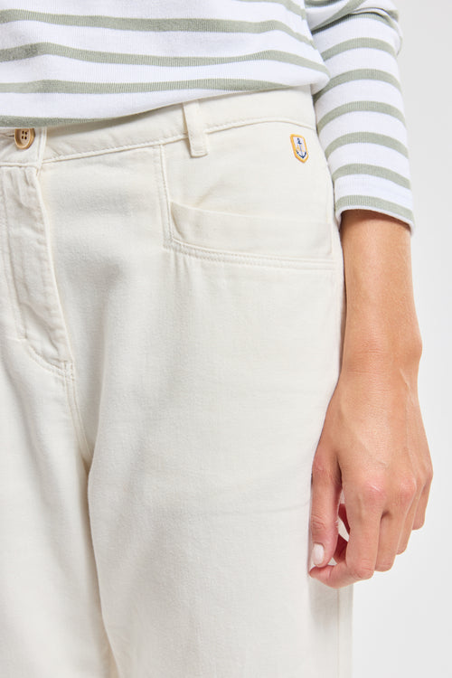 Wide-leg trousers - cotton canvas - Armor-lux - 3