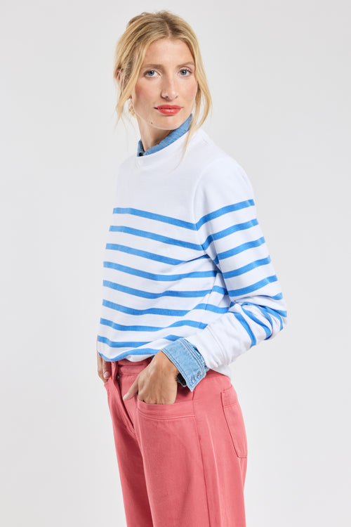 Sweat rayé - coton épais - Armor-lux - 5