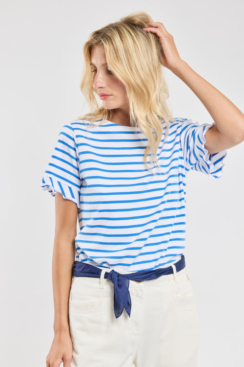 Marinière mit Rüschen - leichte Baumwolle - Armor-lux - 1