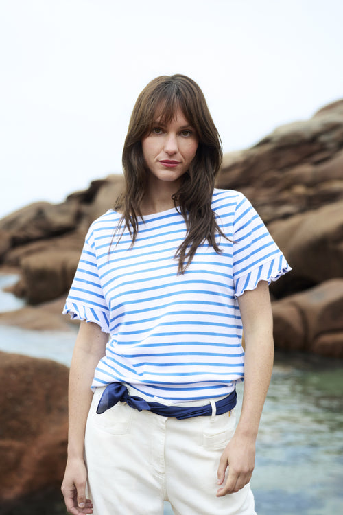 Marinière mit Rüschen - leichte Baumwolle - Armor-lux - 2