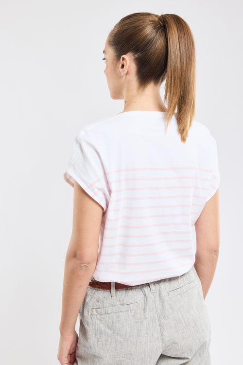 Marinière col bateau - coton léger - Armor-lux - 3