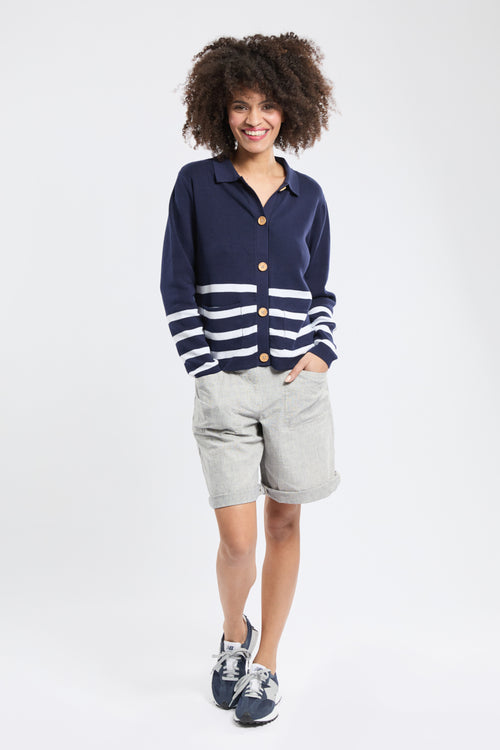 Cardigan col polo - coton - Armor-lux - 1
