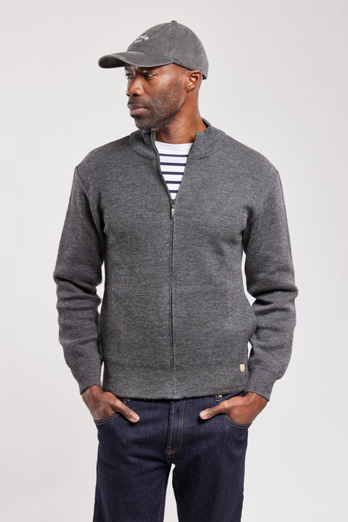Cardigan mit Reißverschluss „Plouescat - aus Wolle - Armor-lux - 1