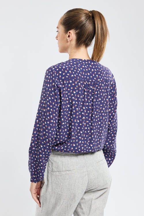 Blouse fleurie - cupro - Armor-lux - 3