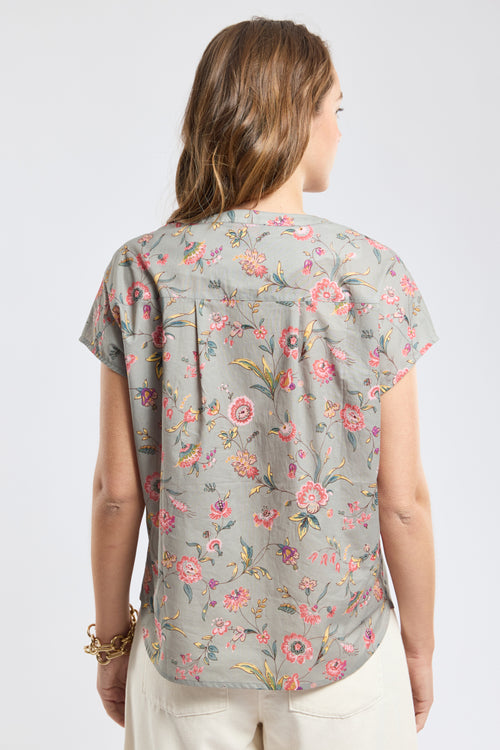 Blouse fleurie - coton - Armor-lux - 4