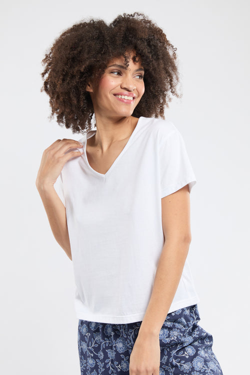 Pyjama motifs fleurs  - coton - Armor-lux - 2