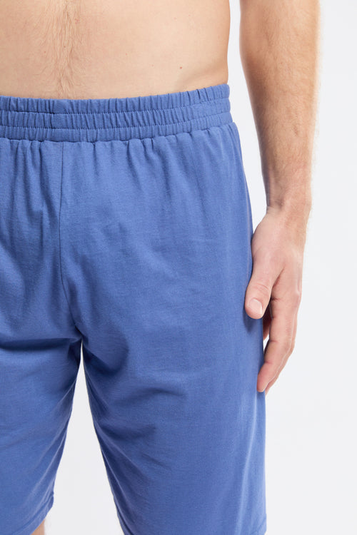 Gestreiftes Pyjama-Top und Shorts - Baumwolle - Armor-lux - 4