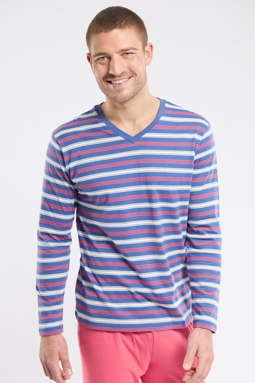 Gerader Pyjama - Baumwolle - Armor-lux - 2