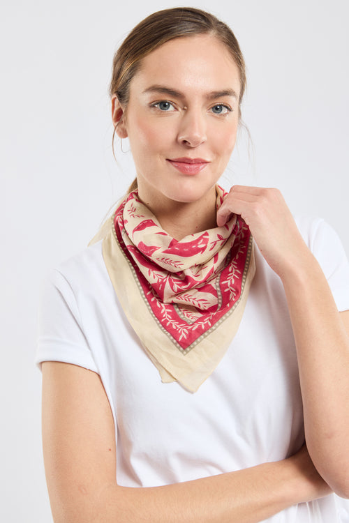 Square scarf - cotton - Armor-lux - 1