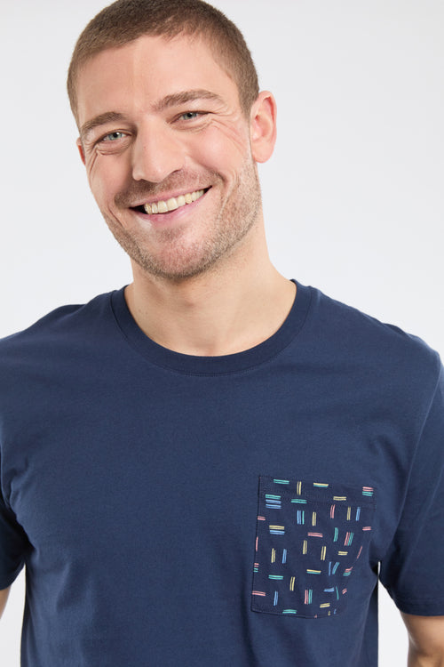 Kurzer Pyjama mit Streifenmuster - Baumwolle - Armor-lux - 2