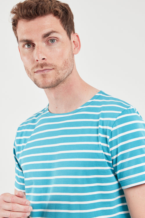 Matrosenshirt mit kurzen Ärmeln – leichte Baumwolle - Armor-lux - 4