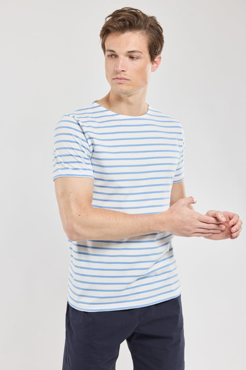 Short-sleeved Breton shirt - lightweight cotton - Armor-lux - 4