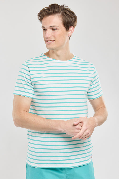 Matrosenshirt mit kurzen Ärmeln – leichte Baumwolle - Armor-lux - 1