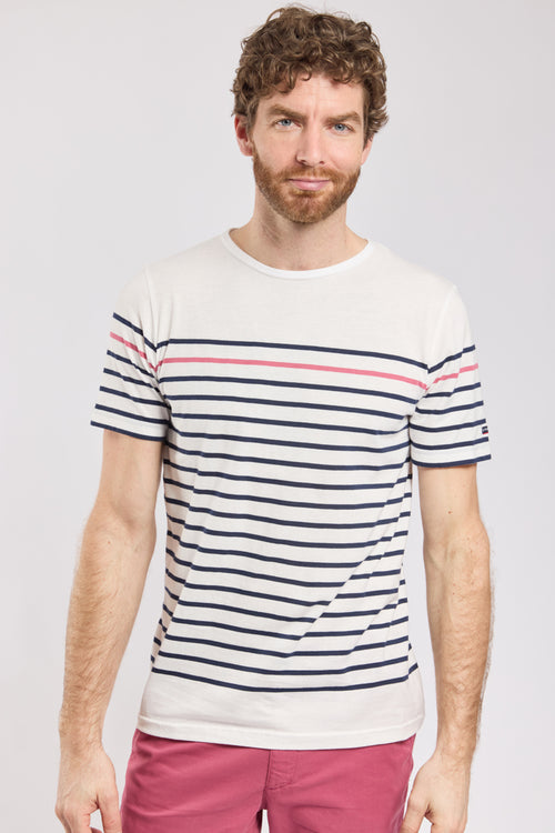 Short-sleeved Breton shirt - lightweight cotton - Armor-lux - 4