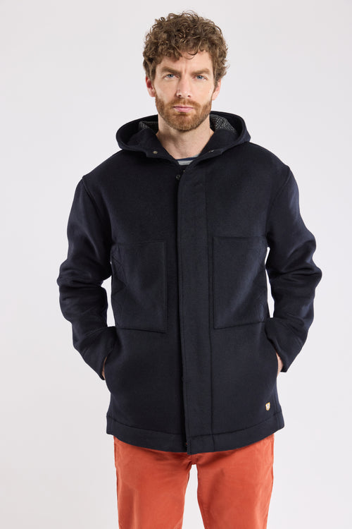 Hooded Breton kabig - wool - Armor-lux - 1