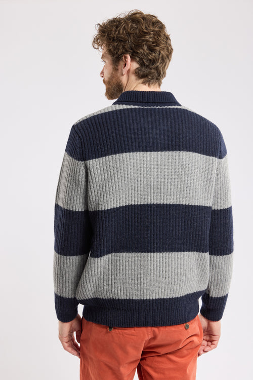 Pullover mit Polokragen – Wolle - Armor-lux - 4