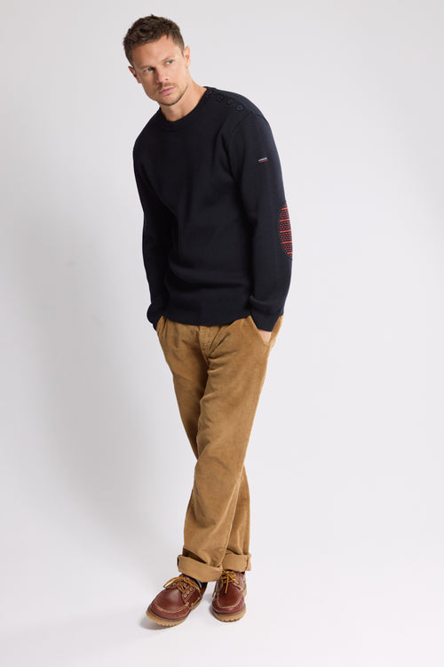 Pull marin coudière jacquard - laine - Armor-lux - 2