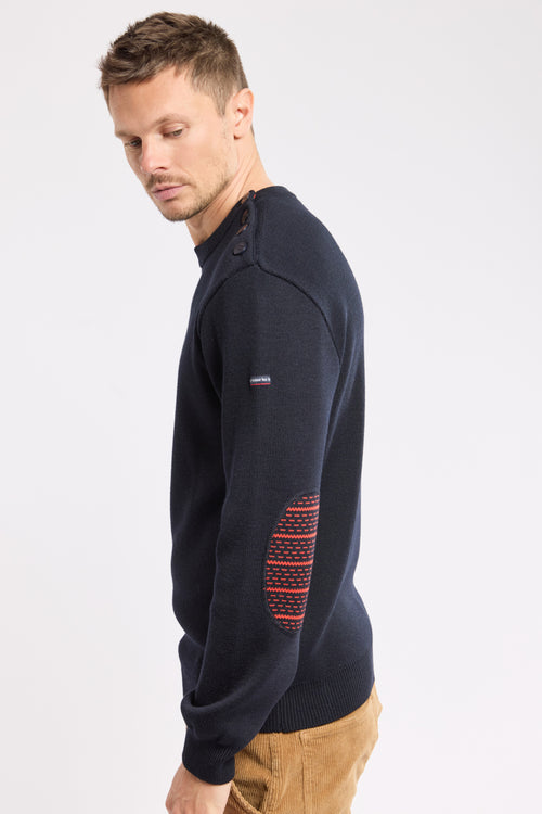 Pull marin coudière jacquard - laine - Armor-lux - 3