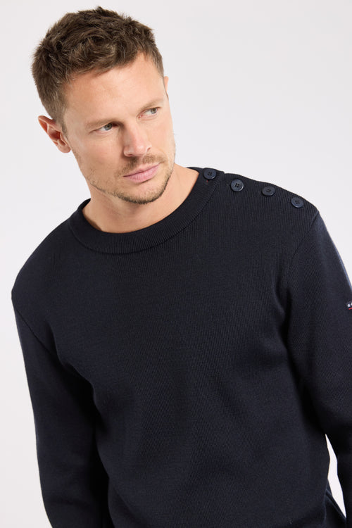 Pull marin coudière jacquard - laine - Armor-lux - 4