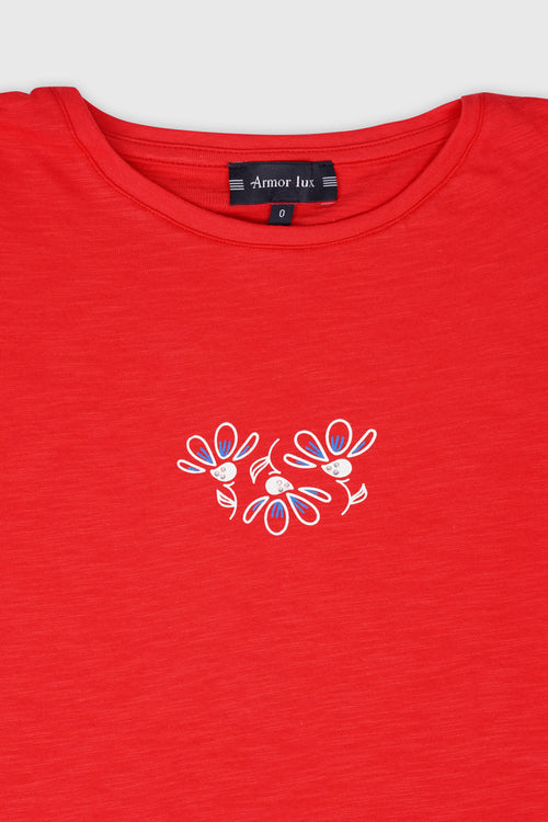 T-shirt manches kimono - coton flammé - Armor-lux - 2