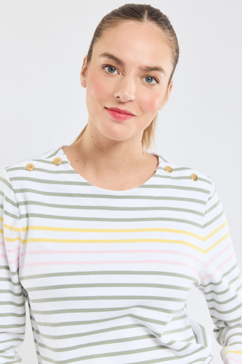 Dreifarbiges Matrosenshirt – dicke Baumwolle - Armor-lux - 2