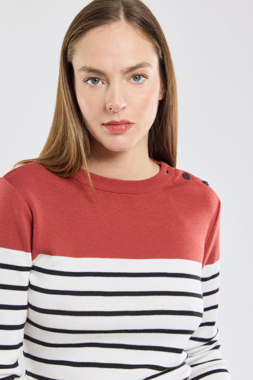 Pull marin avec coudières - laine - Armor-lux - 3
