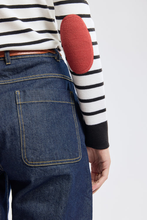 Pull marin avec coudières - laine - Armor-lux - 4