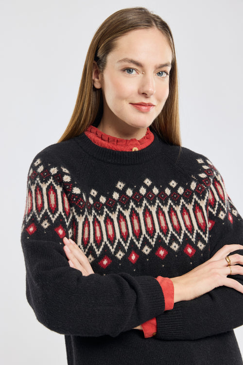 Jacquard-Kleid Heritage – Wolle - Armor-lux - 4