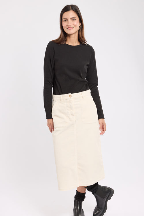 Velvet skirt - cotton - Armor-lux - 2