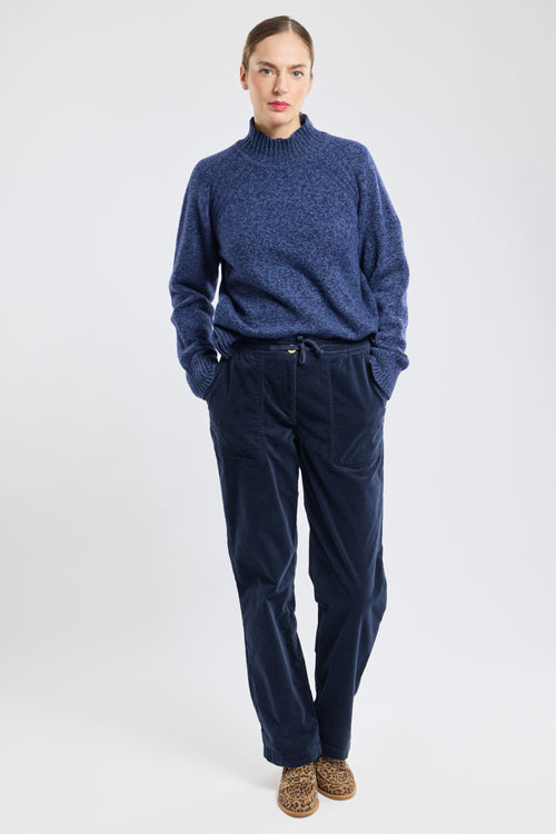 Velvet trousers with elasticated waist - cotton - Armor-lux - 5