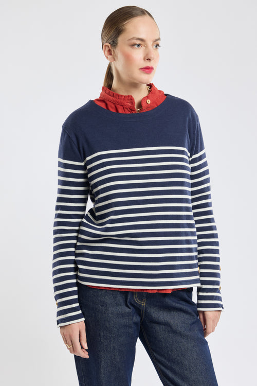 Marinière Heritage - coton et laine - Armor-lux - 1