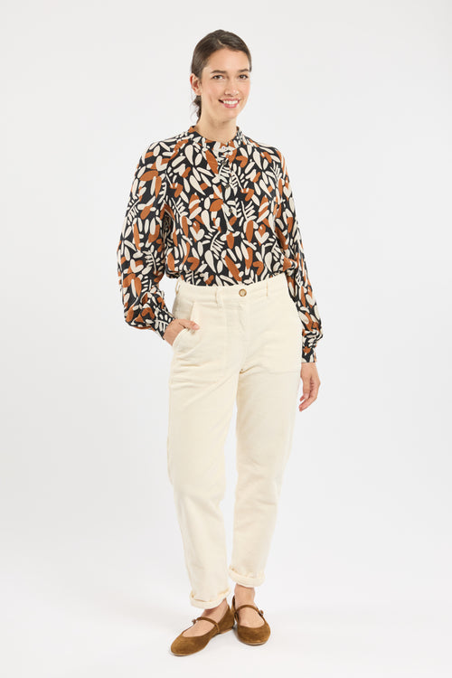 Print blouse - Cupro - Armor-lux - 3
