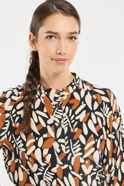 Print blouse - Cupro - Armor-lux - 2