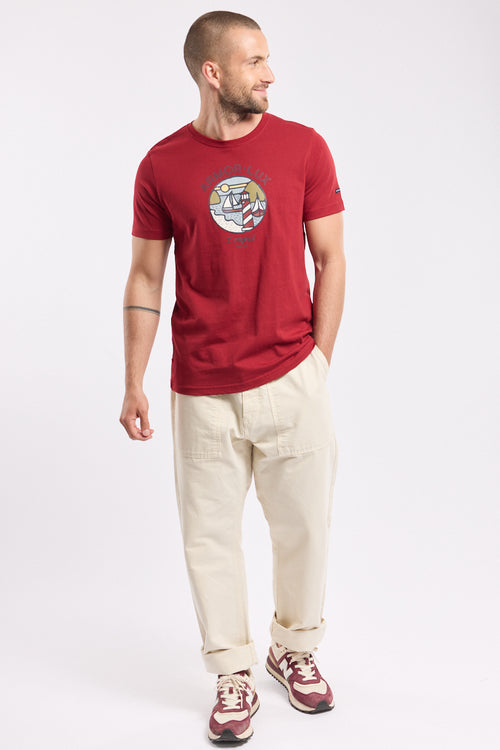 T-Shirt mit Siebdruck - Armor-lux - 1