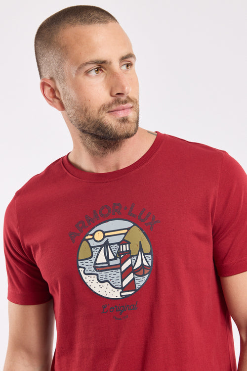 T-Shirt mit Siebdruck - Armor-lux - 4