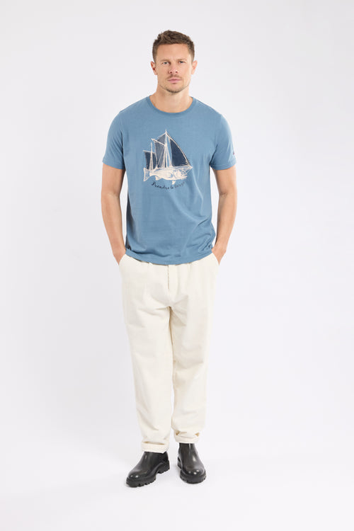 T-Shirt mit Siebdruck – Baumwolle - Armor-lux - 4