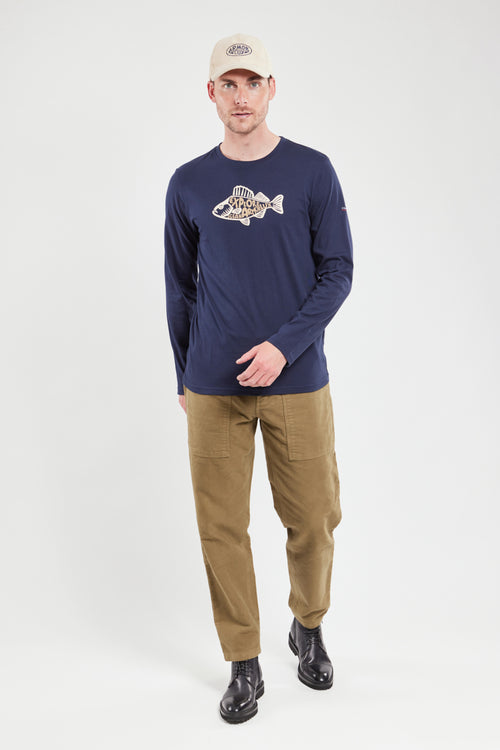 T-Shirt mit langen Ärmeln „explore“ – leichte Baumwolle - Armor-lux - 3