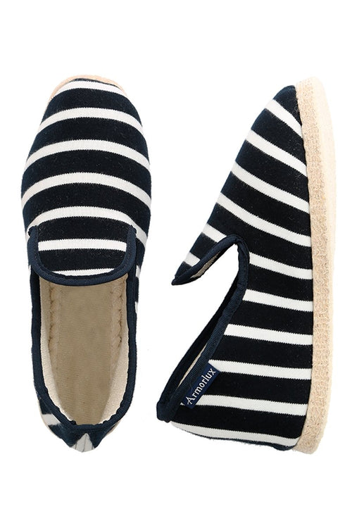 Chaussons rayés du 37 au 43 - coton - Armor-lux - 1