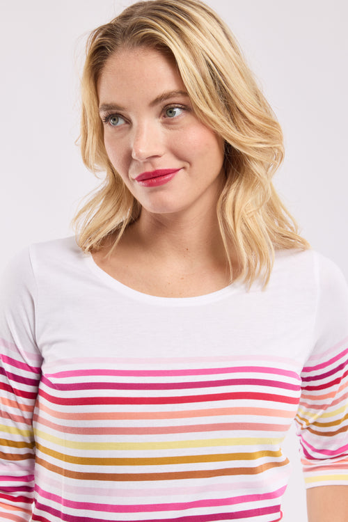 10-colour Breton striped shirt - light cotton - Armor-lux - 2