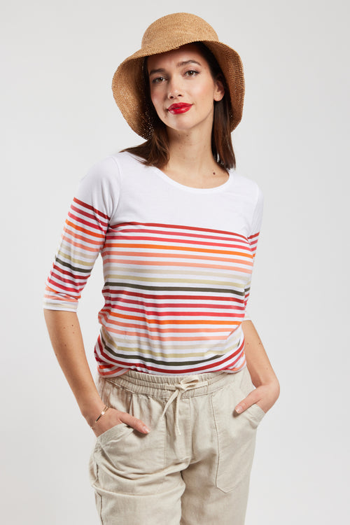 10-colour Breton striped shirt - light cotton - Armor-lux - 2