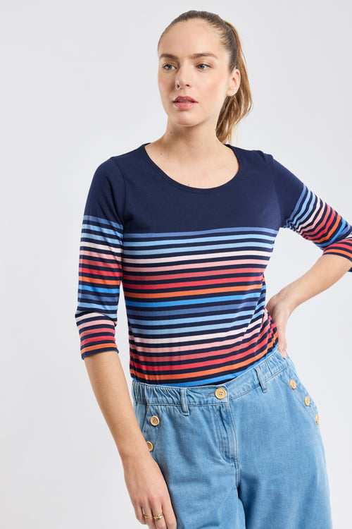 Matrosenshirt in 10 Farben – leichte Baumwolle - Armor-lux - 1