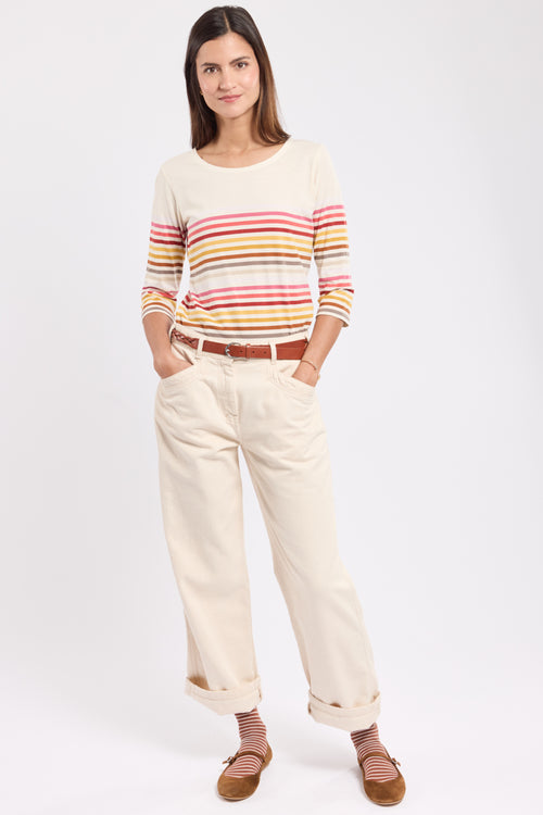 10-colour Breton striped shirt - cotton - Armor-lux - 3