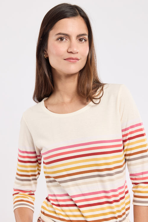10-colour Breton striped shirt - cotton - Armor-lux - 1