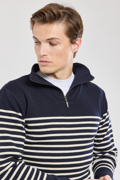 Pull camionneur rayé Héritage - laine - Armor-lux - 2