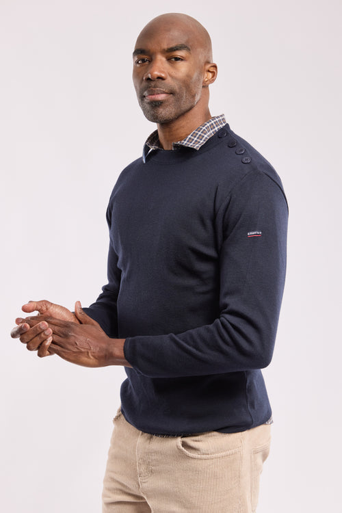 Pull marin Goulenez - laine mérinos - Armor-lux - 1