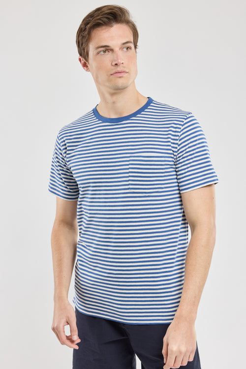 Gestreiftes T-Shirt – Baumwolle und Leinen - Armor-lux - 1