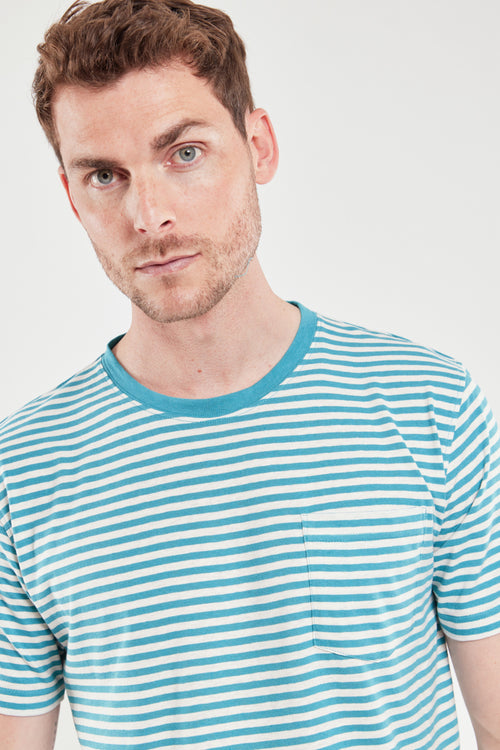 Striped T-shirt - cotton and linen - Armor-lux - 2