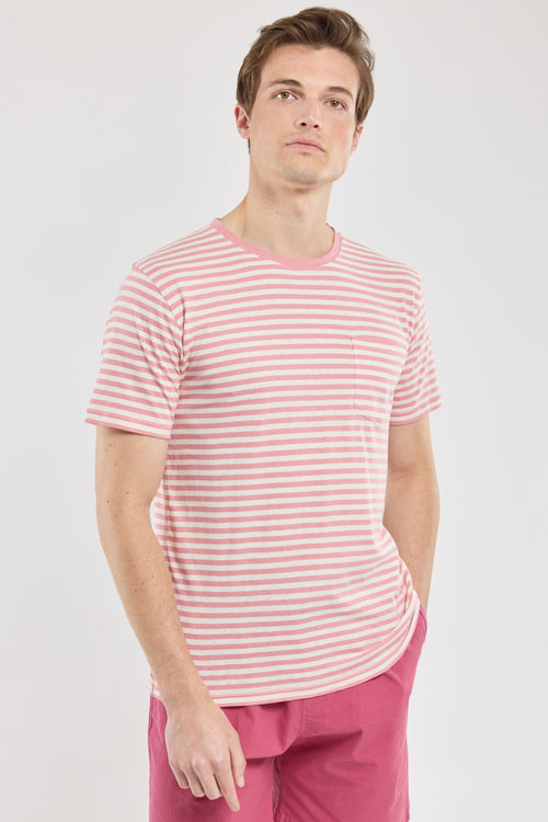 Striped T-shirt - cotton and linen - Armor-lux - 2