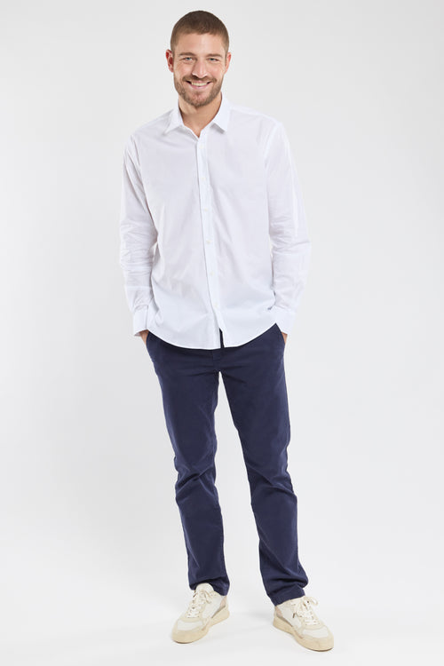 Chemise en coton coupe ajustée - coton - Armor-lux - 4
