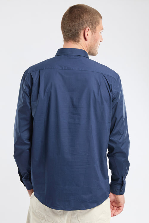 Chemise unie coupe ajustée - coton - Armor-lux - 4